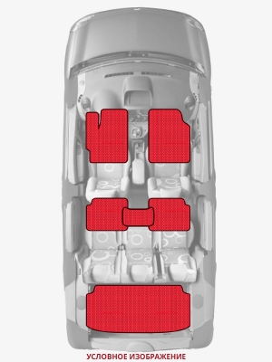 ЭВА коврики «Queen Lux» комплект для Citroen C4 Aircross